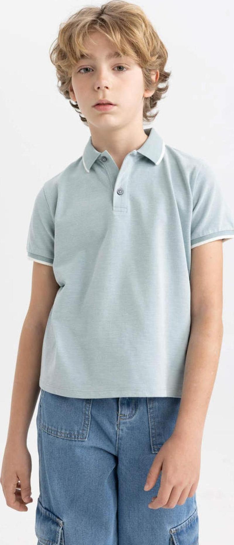 Erkek Çocuk Kısa Kollu Polo Tişört C1597A8