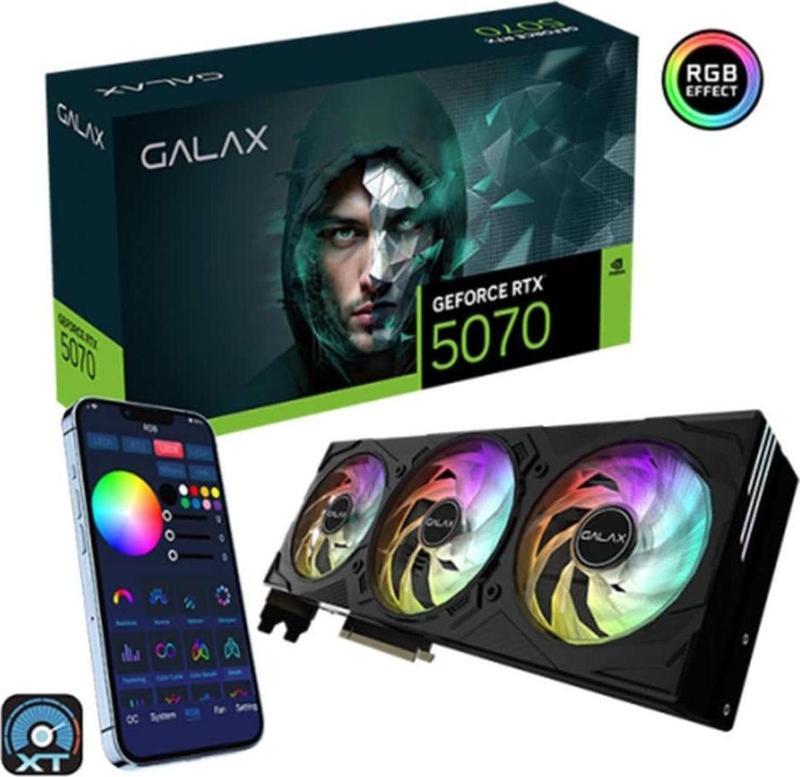 GeForce RTX 5070 EX Gamer 1-Click OC 12GB GDDR7 192 Bit DLSS 4 Ekran Kartı (57NON7MDBUEX)