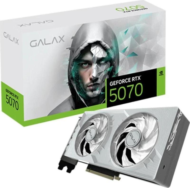 GeForce RTX 5070 1-Click OC White 12GB GDDR7 192 Bit DLSS 4 Ekran Kartı (57NON7MDBSWH)
