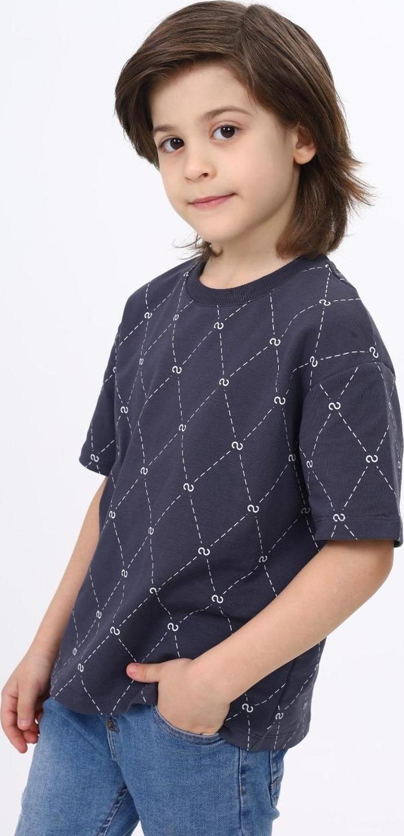 Toontoy Unisex Çocuk Baskılı Tişört