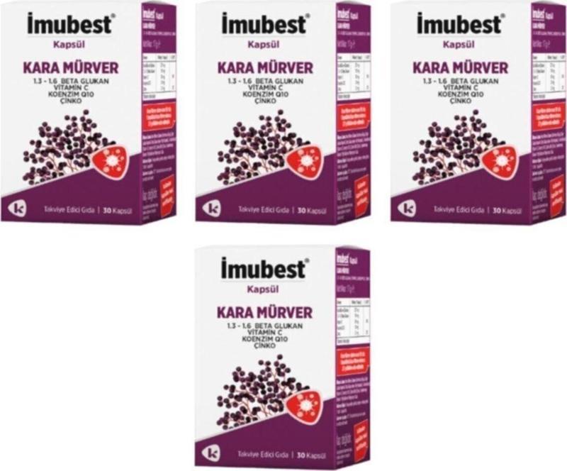 Kara Mürver 30 Kapsül 4'Lü Set