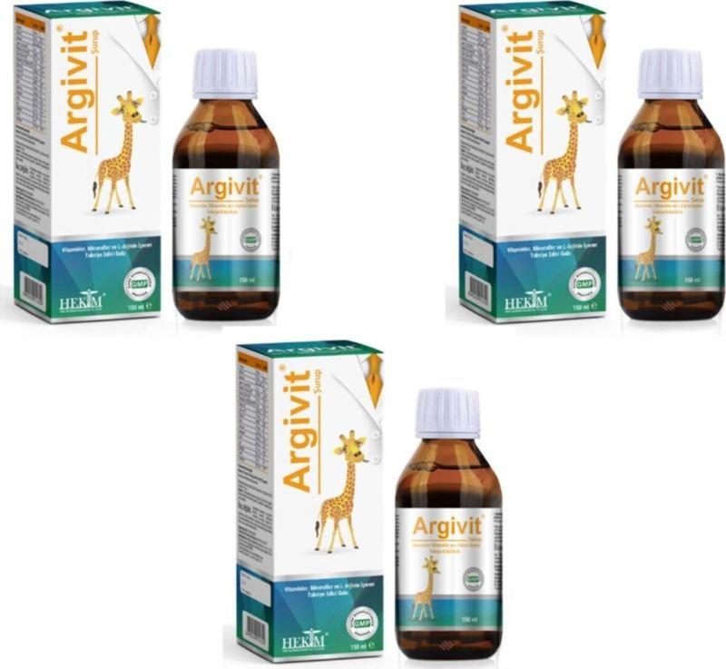 Multivitamin Şurup 150 Ml - Boy Uzamasına Yardımcı Ve İştah Düzenleyici X 3