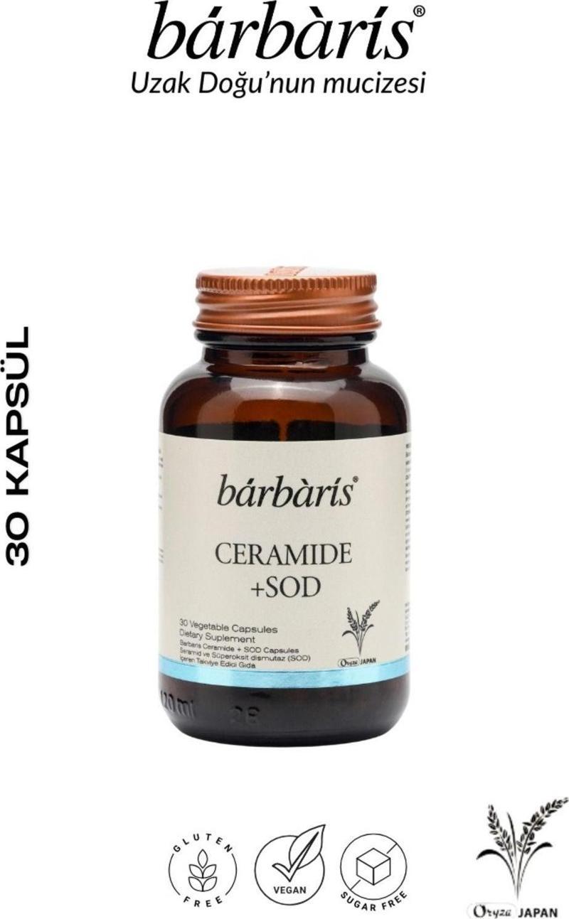 Ceramıde Sod 30 Kapsül 40Mg Japon Seramid Cilde Parlaklık- Sıkılaşma- Ton Eşitliği -Nem