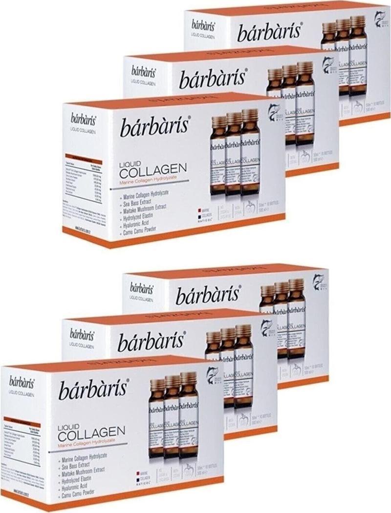 Liquid Collagen | 6 Kutulu Paket 60 Adet 50 Ml Nova Farma