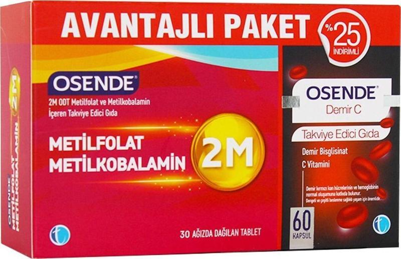 Tab İlaç 2M 30 Tablet + Demir C 60 Kapsül | Avantajlı Paket