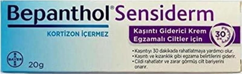 Sensiderm Egzamalı Ciltler Için Kaşıntı Giderici Krem 20 Gr (1 X 20 G)