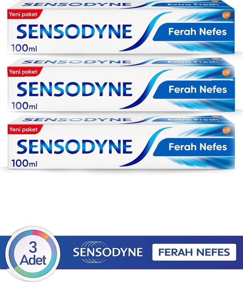 Ferah Nefes Diş Macunu 100Ml X 3 Adet