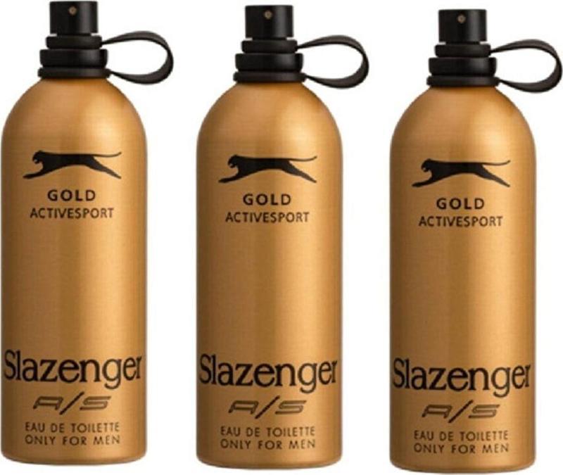 Gold Active Sport Edt 125 Ml Erkek Parfüm X3 Adet
