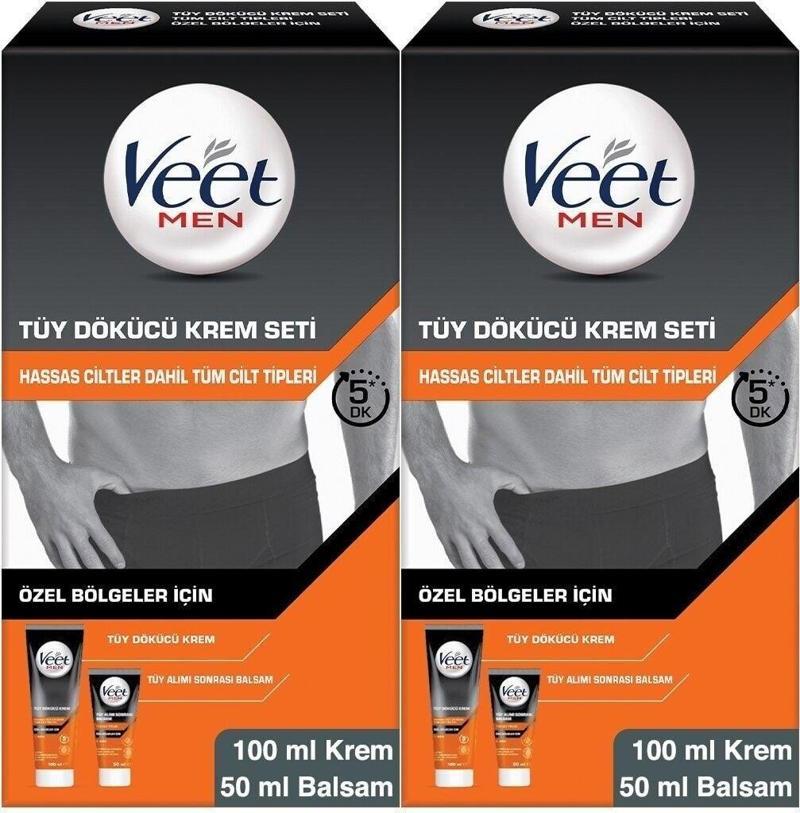 Tüy Dökücü Krem Seti 100 Ml + 50 Ml 2 Adet