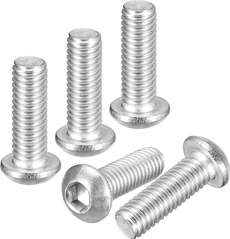 Bombe Başlı imbus Civata  DIN 7380 M6x20 mm 20 Adet