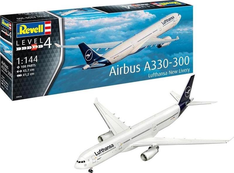 Maket Model Uçak Airbus A330-300 Lufthansa New Livery 03816