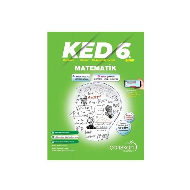 Çalışkan Yayınları 6. Sınıf Matematik Kazanım Ekseni Değerlendirme