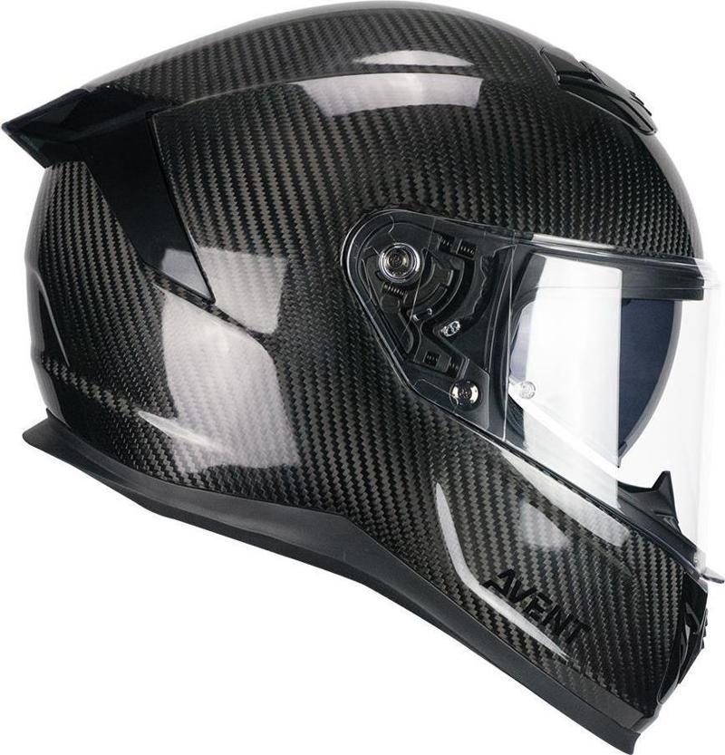 361C AVENT PRO Full Carbon Kapalı Kask Parlak Karbon - XL