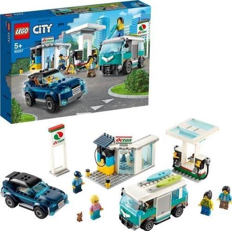 City 60257 Service Station +5 Yaş (354 Parça)