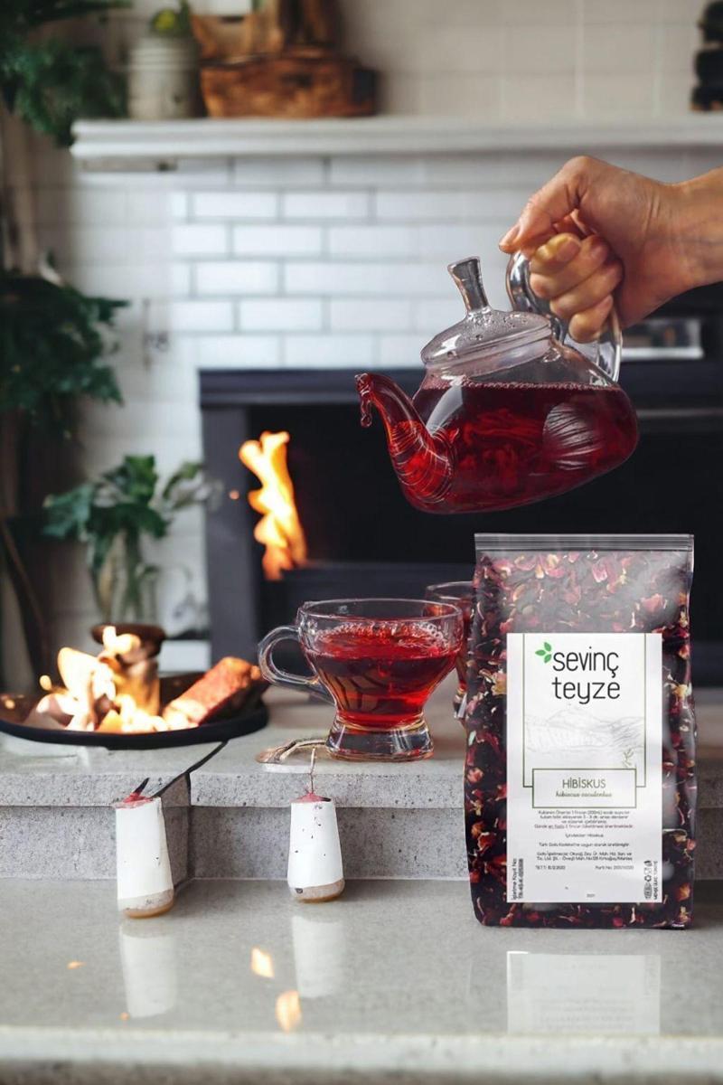 Sevinç Hibisküs, Bamya Çiçeği, Mekke Gülü, Nar Çiçeği, Hibiscus Sabdariffa 75G