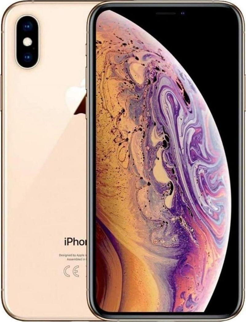 Yenilenmiş iPhone XS Max 64 GB Gold B Kalite Cep Telefonu