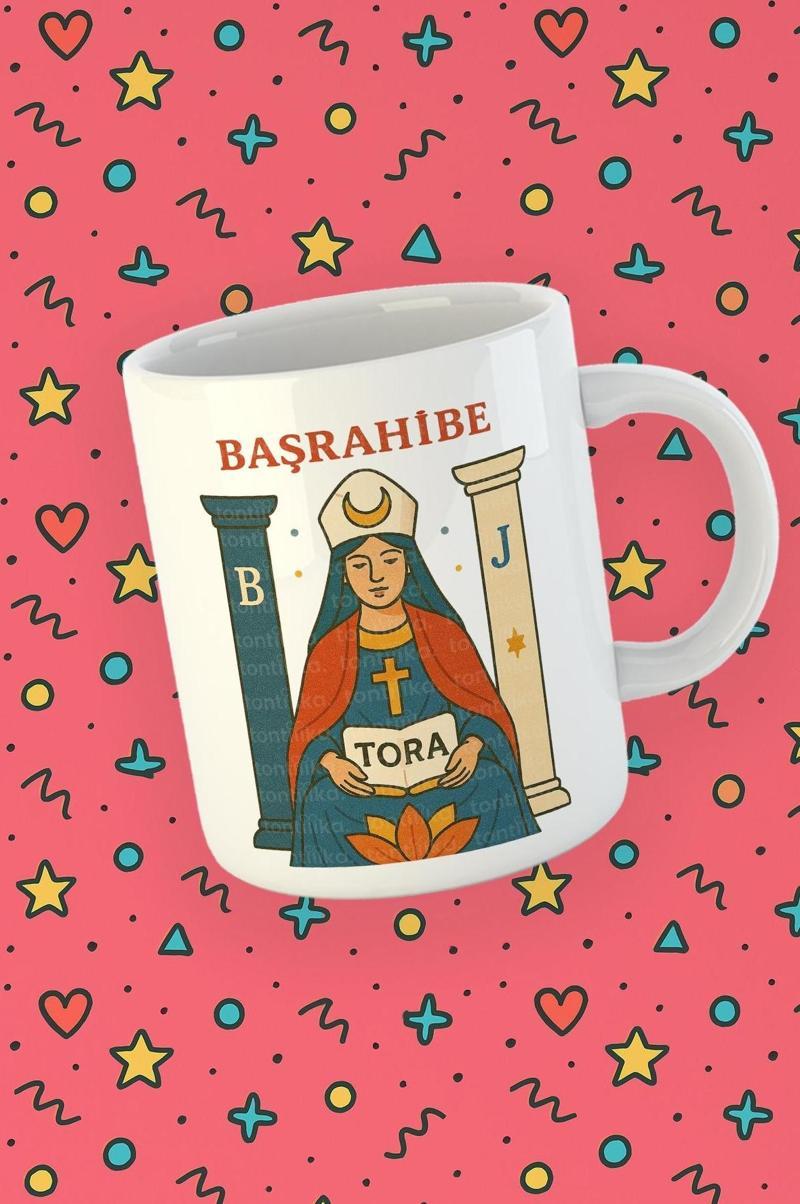 Kartura Koleksiyonu – Tarot Başrahibe Kartı Özel Tasarım Kupa Bardak