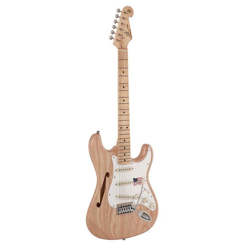 SST/ALDER/H/NA Hollow Body Elektro Gitar (Natural)