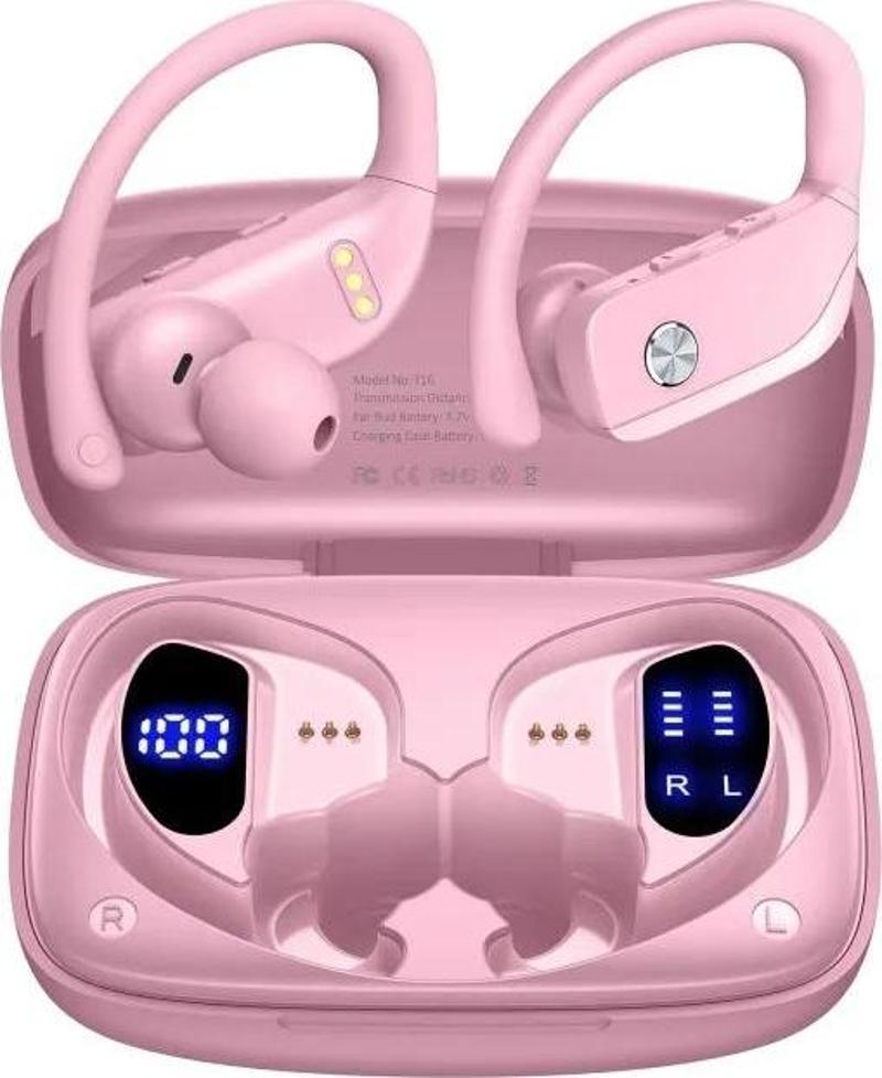 Kablosuz Bluetooth KulaklıK Pembe
