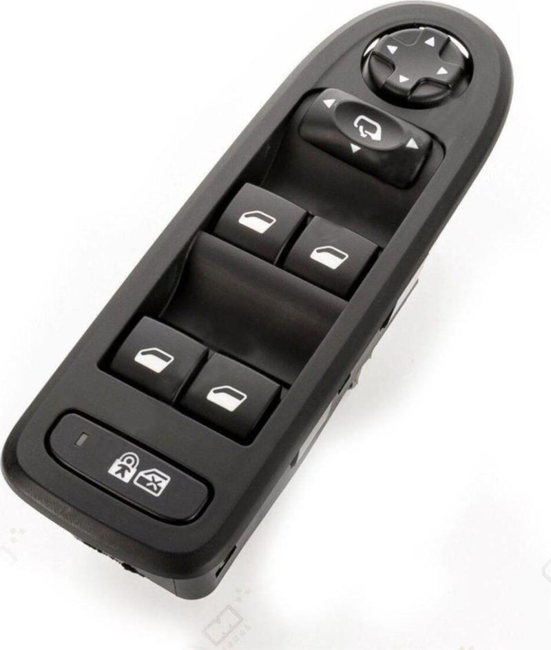 Peugeot 308 Sol Ön Cam Açma Düğmesi Anahtarı 2007-2013 Siyah