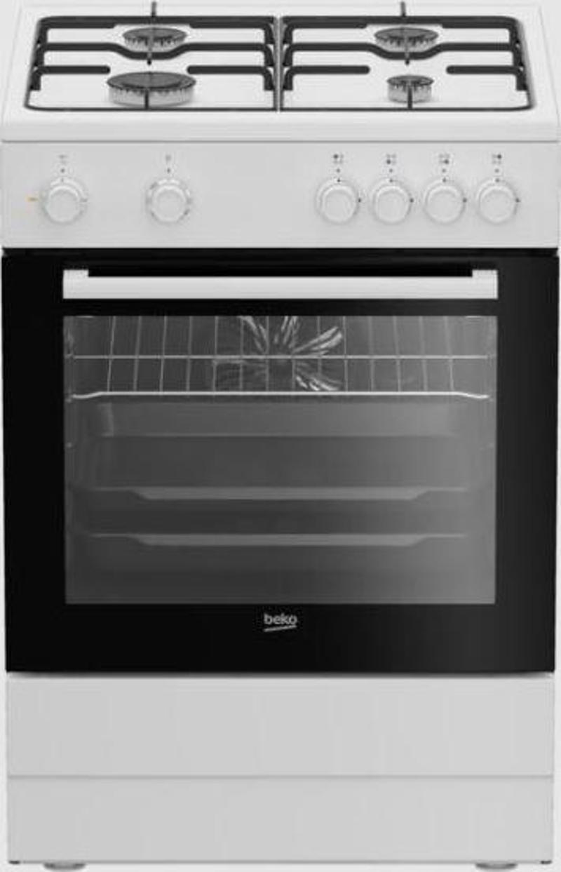 BFE 400-1 B Beyaz Doğalgazlı Ocaklı Fırın
