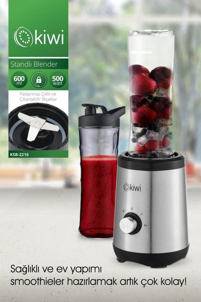 KSB-2240 Standlı Paslanmaz Çelik Sporcu Blender