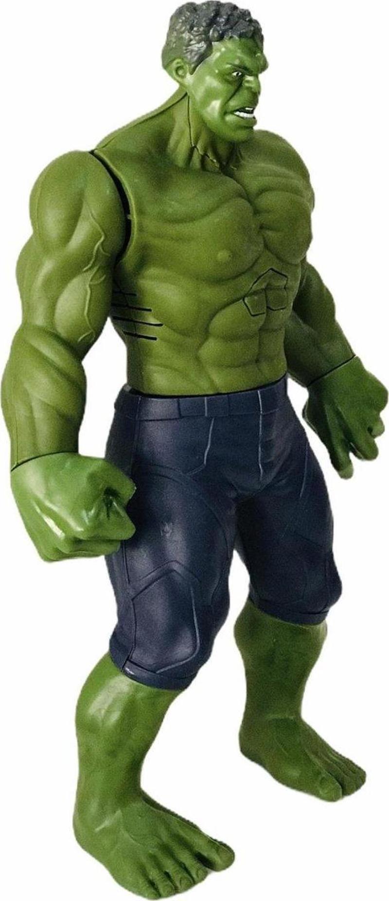 Marvel Avengers Yenilmezler Aksiyon Karakter Figür Işıklı Sesli Oyuncak Dev Hulk Yeşil Hulk 30 cm