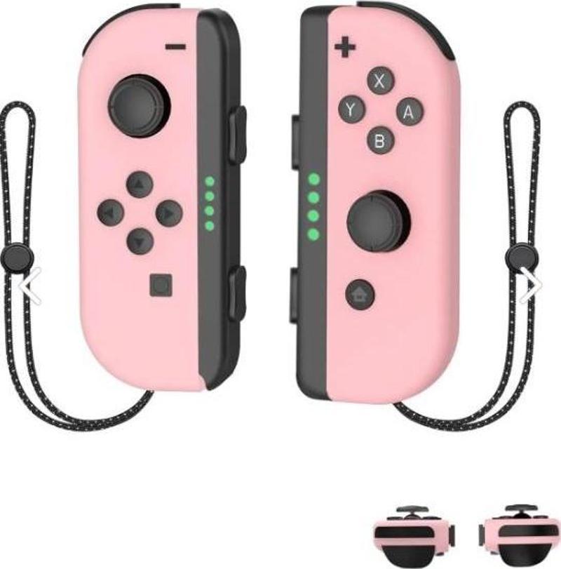 Nintendo Switch Joycon Controller Oyun Konsolu Kumandası Pastel Pembe Switch Joy-con