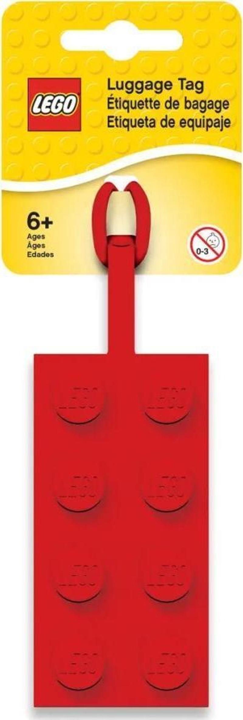 Gear 5005542 2x4 Red Luggage Tag