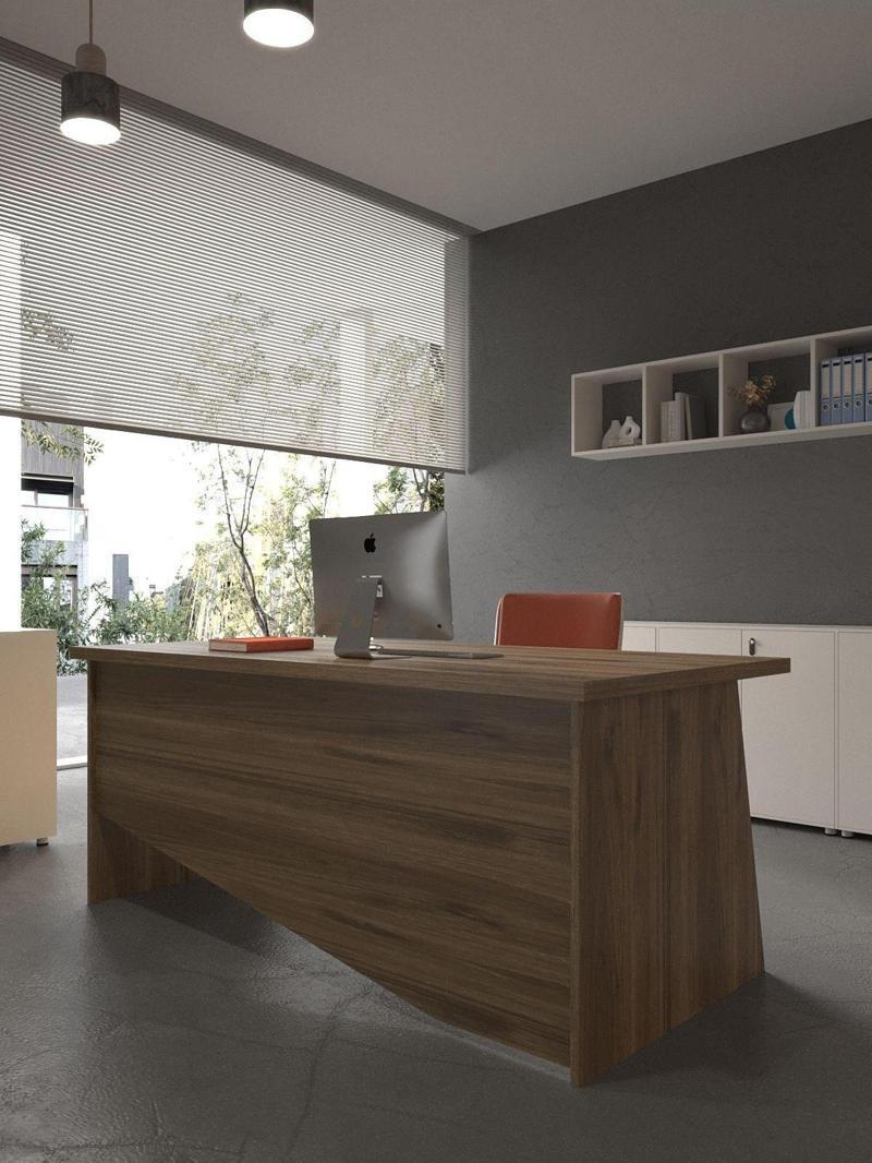 Festival Ofis Masası - OFİS-7-2-2-180X75 Beyaz - Ceviz