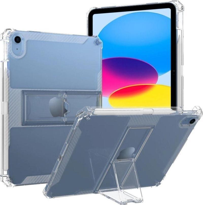 Apple Ipad 11. Nesil (a16) 2025 11 ınç Kılıf Standlı Kalem Bölmeli Özel Tasarım Silikon Kapak
