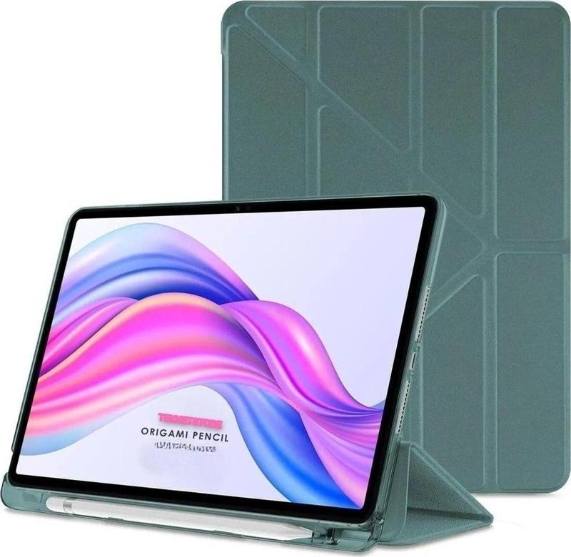 Xiaomi Redmi Pad SE 11 Inç Tablet Uyumlu Kılıf Katlanır Kalemlikli Standlı Uyku Modlu Akıllı Kapak