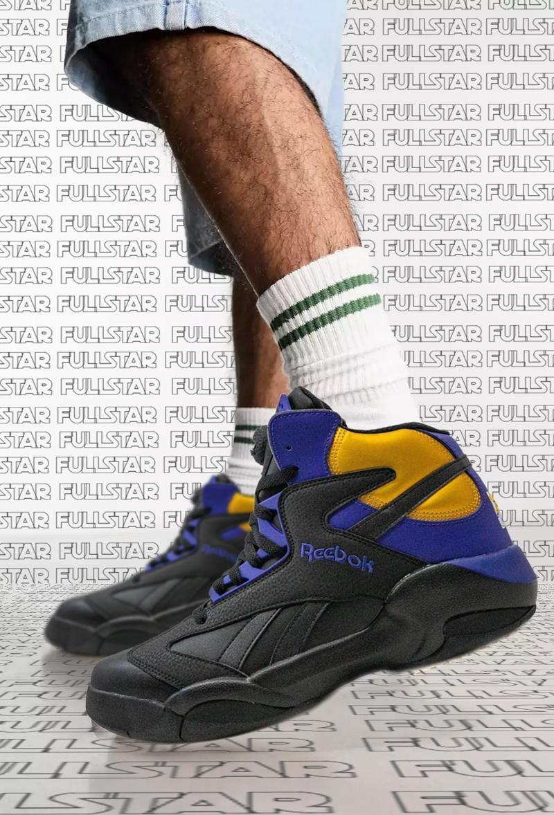 Shaq Attaq Pump Ayağı Saran Hava Panelli Hakiki Deri Sneaker Basketbol Ayakkabı
