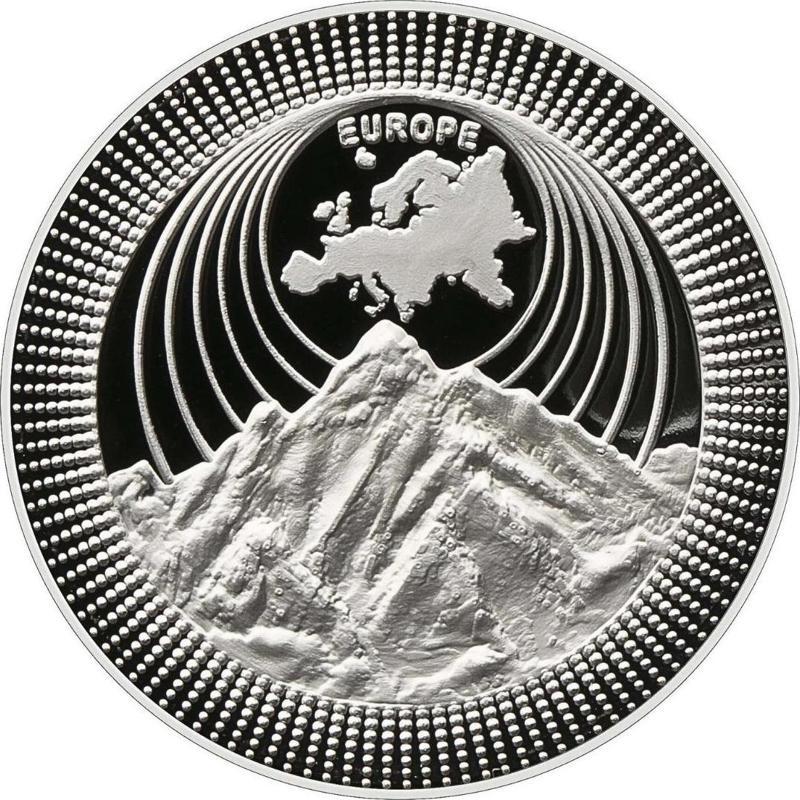 Mont Blanc Dark 2021 Gümüş Sikke Coin