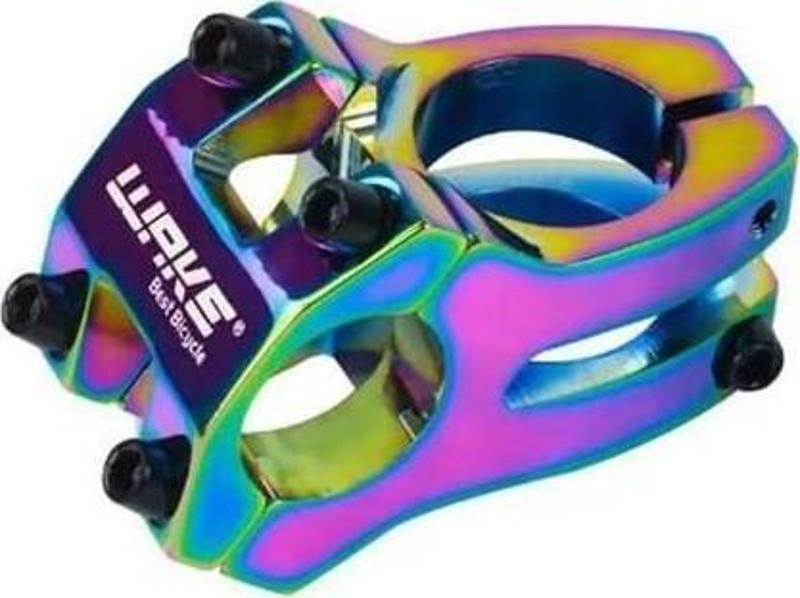 Rainbow Bisiklet Kısa Gidon Boğazı 40mm Bisiklet Yedek Parça Aksesuarı