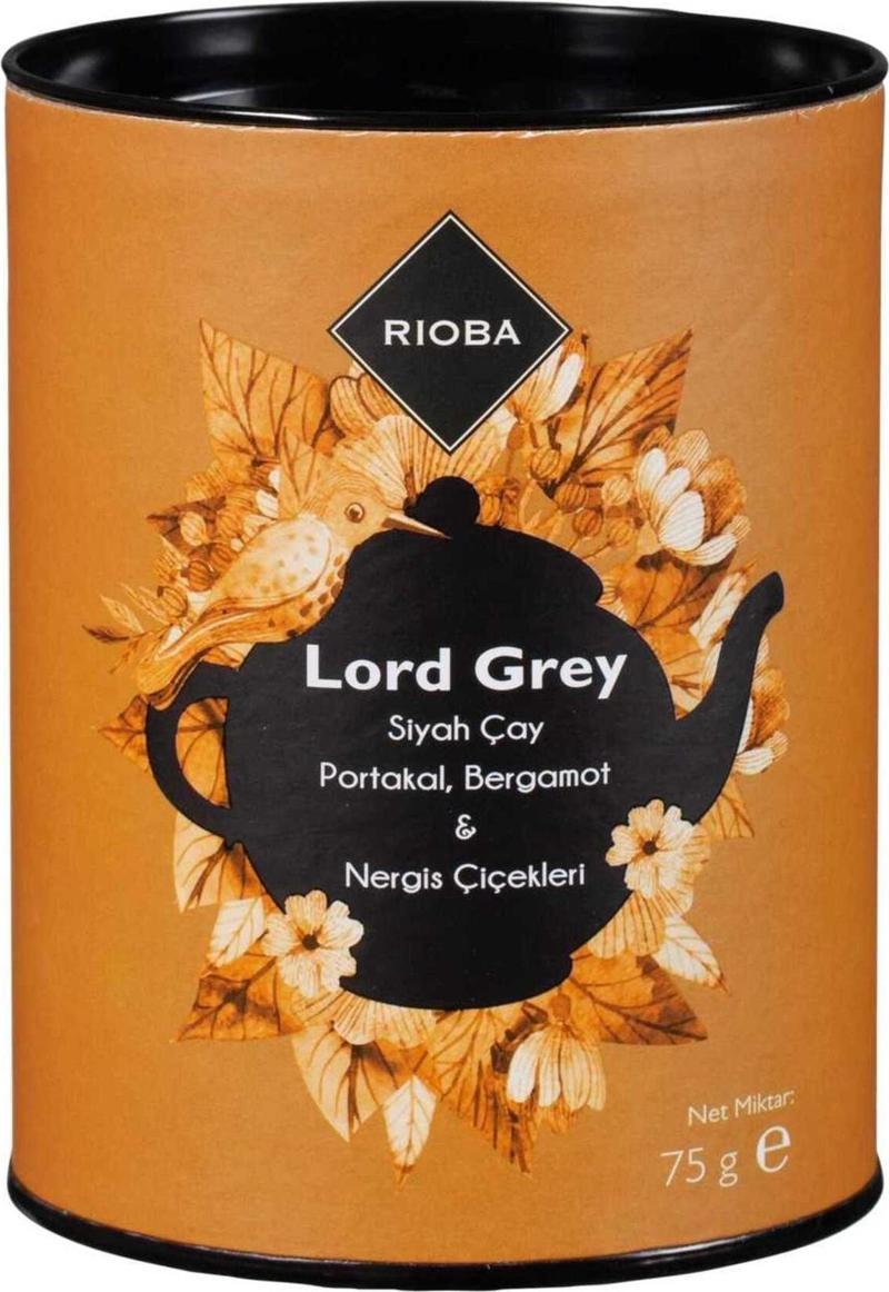 Rıoba Lord Grey Çay 75G Kafe Kafeterya Çaycı Sohbet Muhabbet Şifa Bitki Çayı