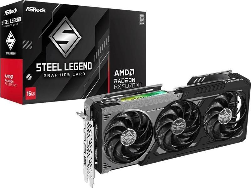 AMD Radeon RX 9070 XT Steel Legend Dark 16GB