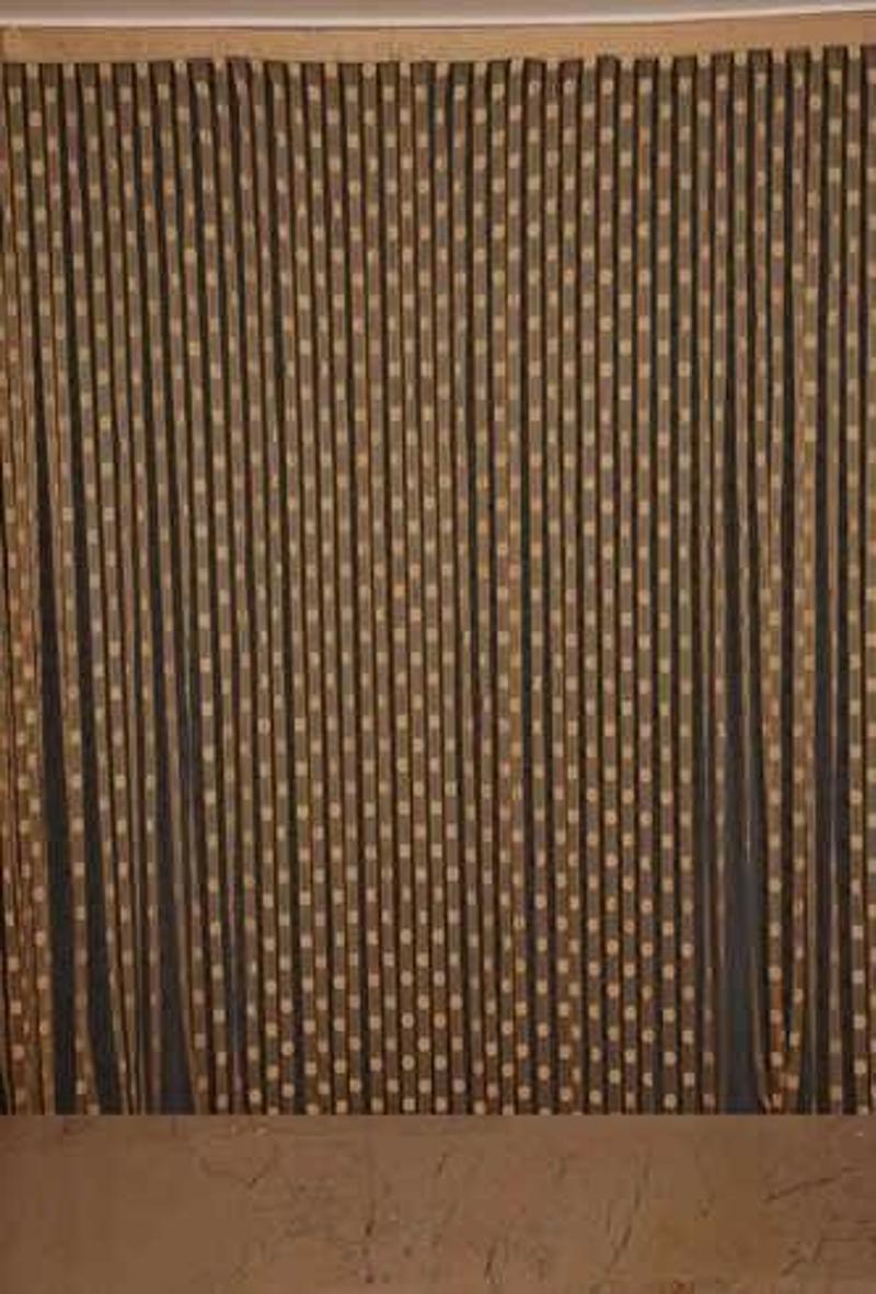 PUANLI MODEL GOLD RENK HAZIR İP PERDE 300*270 cm