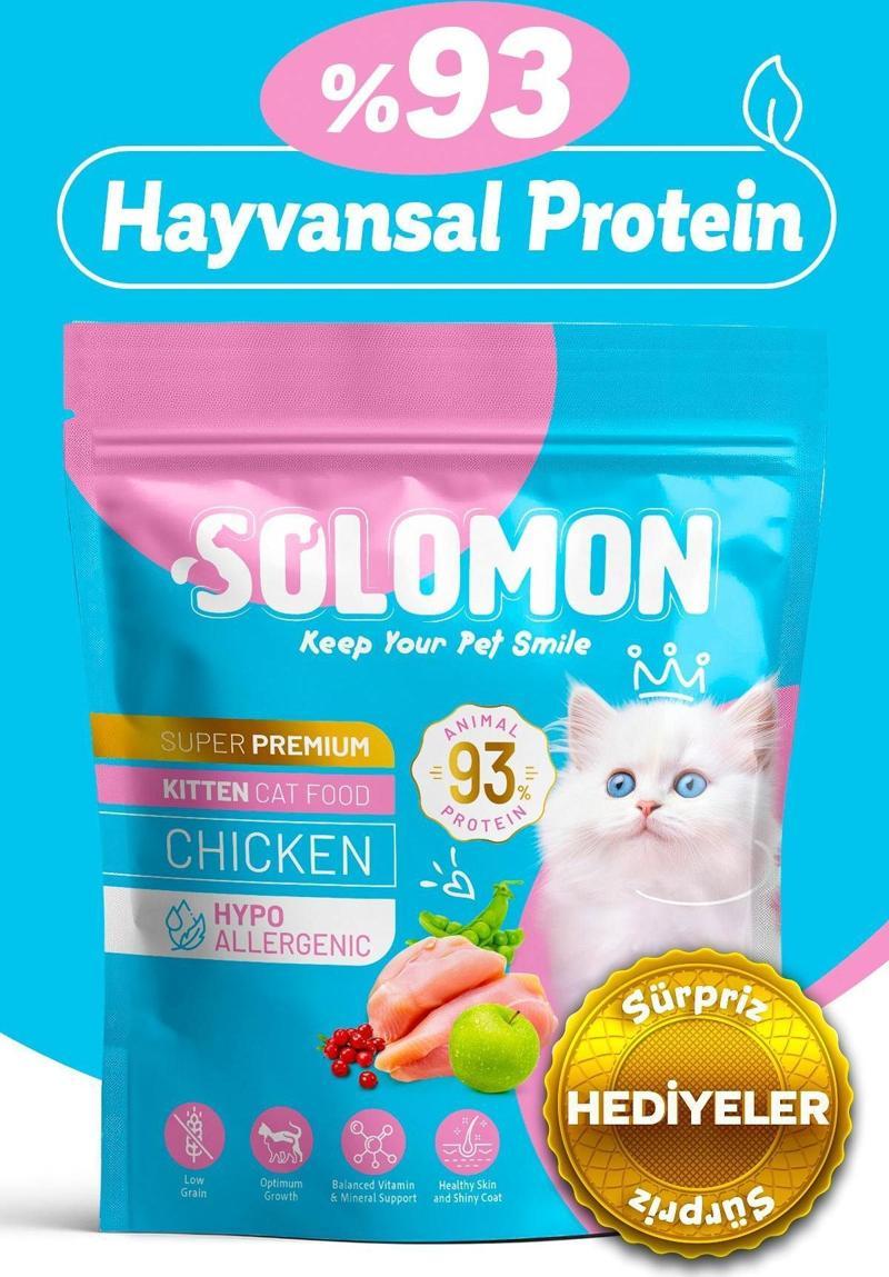 Kitten Yavru Tavuklu Süper Premium Kedi Maması 1,5 Kg - Hipoalerjenik - Düşük Tahıllı