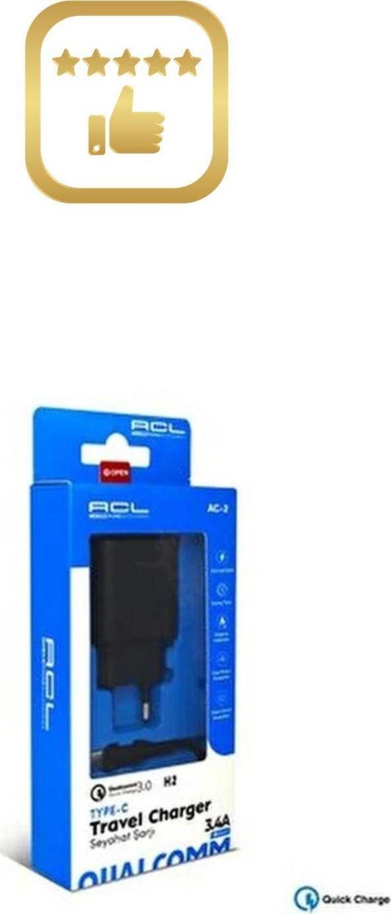 H1 Quick Charge 3.4a 18 Watt Mıcro Seyahat Şarj Aleti