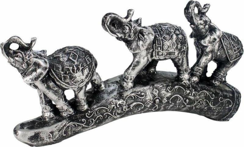 Büyük Sıralı 3'lü Fil 37 cm