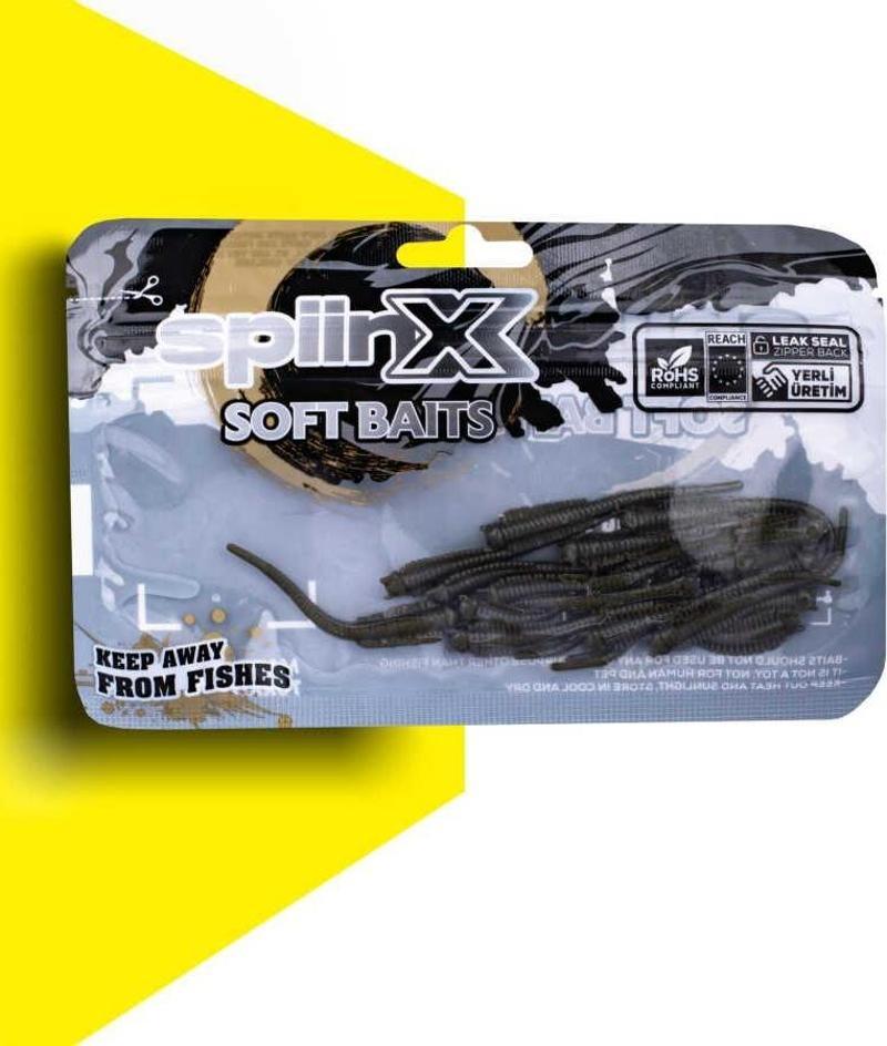 SPIINX SANDWORM SİLİKON 6CM 18P ROCK OIL