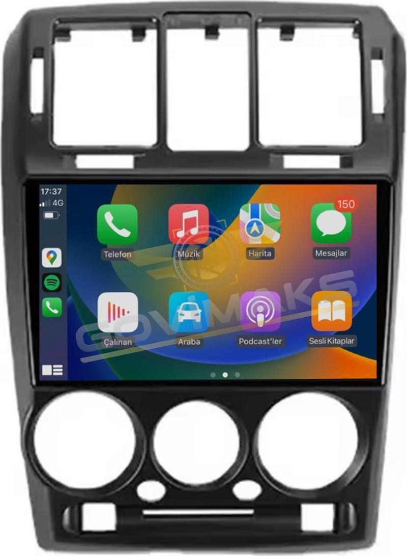 HYUNDAI GETZ 2002-2011 SİYAH 6 GB RAM 128 GB HAFIZA ANDROID MULTIMEDIA TEYP