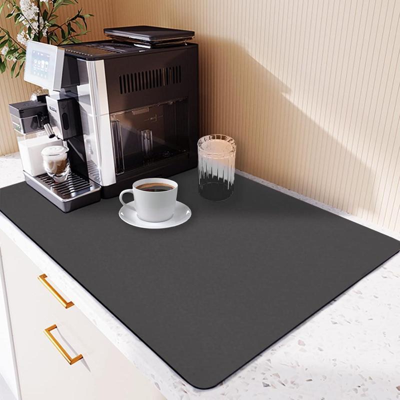 70 CM X 30 CM BULAŞIK KURUTMA ÖRTÜSÜ SİYAH TEZGAH ÜSTÜ BULAŞIK MATI BULAŞIKLIK