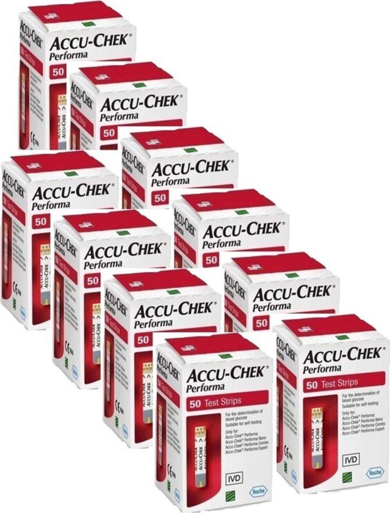 Accu-check Performa Nano Strip Stribi 50'lik X 10 Kutu