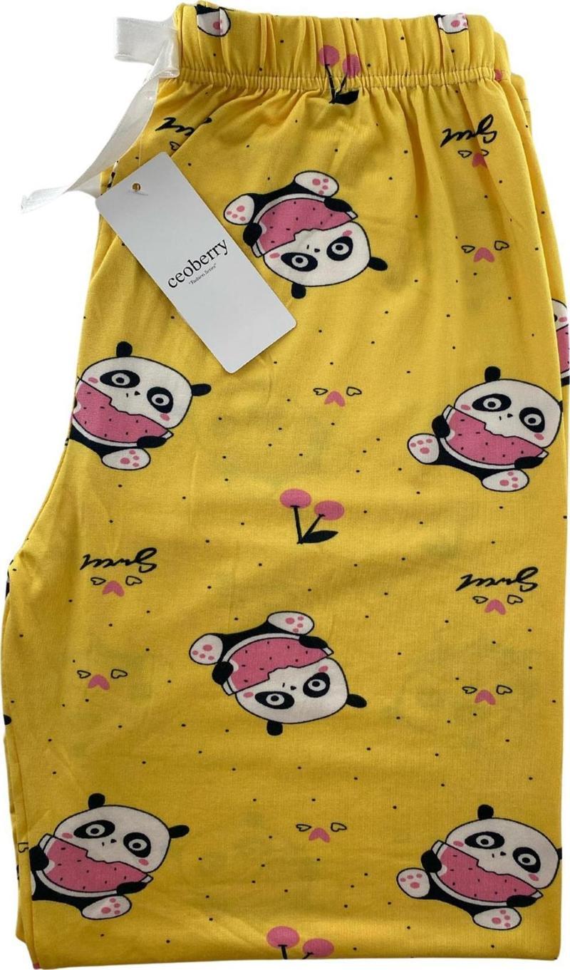 Kadın Panda Desenli Pijama Altı Milan - 106