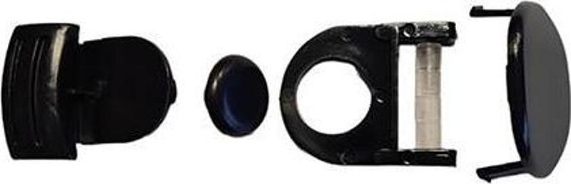 Maske Tokası M366S Siyah için Siyah