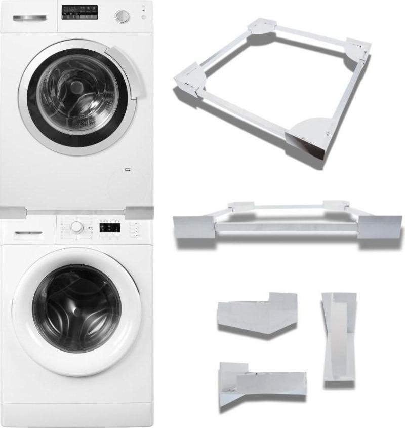 Çamaşır Makinesi Kurutma Makinesi İstifleme Birleştirme Kiti Candy Hoover Ayarlanabilir