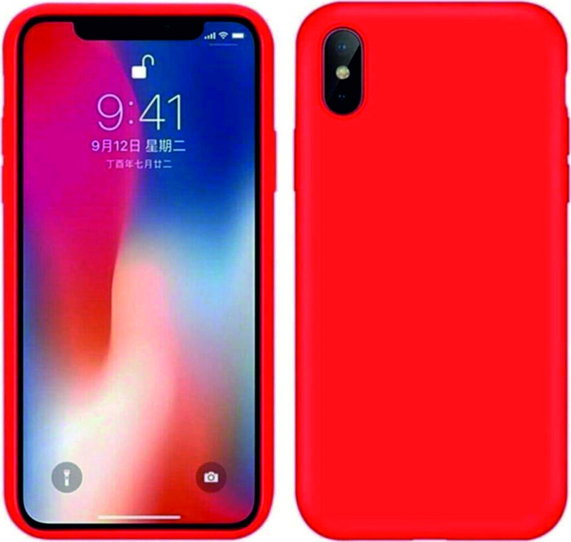 iPhone X Kılıf Kamera Korumalı Silikon Rubber Arka Kapak
