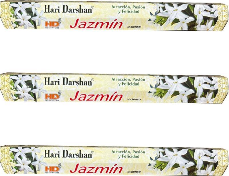 Jazmin Yasemin Çiçeği Kokusu Çubuk Tütsü - Oda Ortam Kukusu - 20 Adetlik 3 Paket